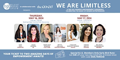 Image principale de BIG & The Co-Co: We Are Limitless Conference