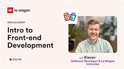 Web Academy: Intro to Front-end Development with HTML & CSS