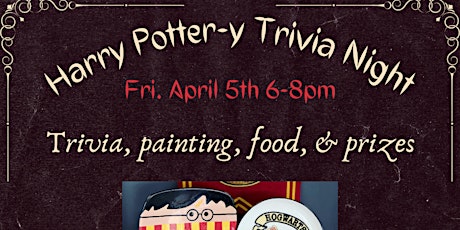 Harry Potter-y Trivia Paint Night