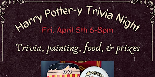 Primaire afbeelding van Harry Potter-y Trivia Paint Night