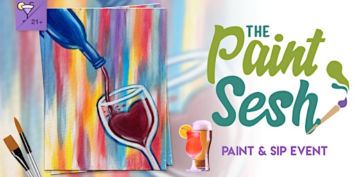 Imagem principal do evento Paint & Sip Painting Event in Fort Thomas, KY – “Wine Time”