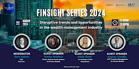 Finsight Series: Disruptive Trends and Opportunities in Wealth Management