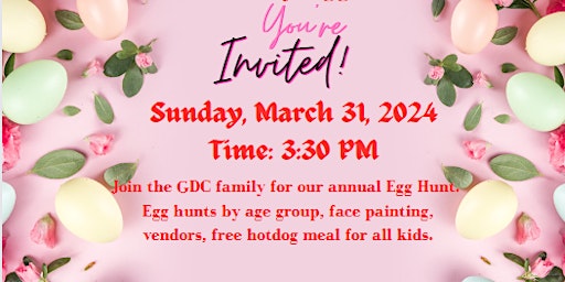 Primaire afbeelding van GDC Annual Community Egg Hunt