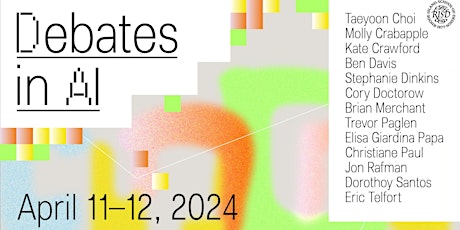 RISD Debates in AI Symposium, April 11-12, 2024