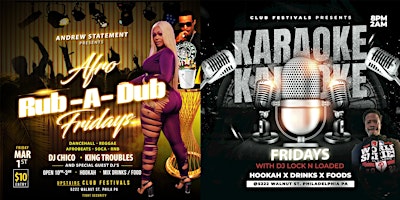 Imagen principal de Afro Rub A Dub And Karaoke Fridays