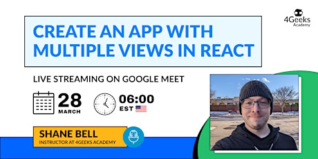 Create an app with multiple views in React