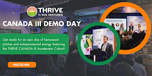 THRIVE CANADA III Accelerator Pitch Day primary image