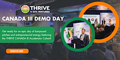THRIVE CANADA III Accelerator Pitch Day primary image