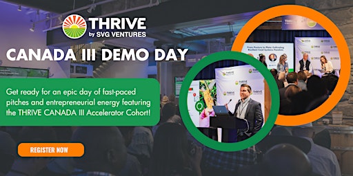 Imagen principal de THRIVE CANADA III Accelerator Pitch Day