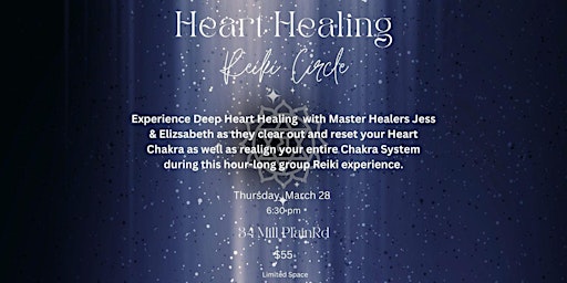 Imagem principal do evento HEART HEALING REIKI CIRCLE