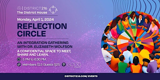 Imagem principal do evento The District House (Mon. 4/01 - Reflection Circle)