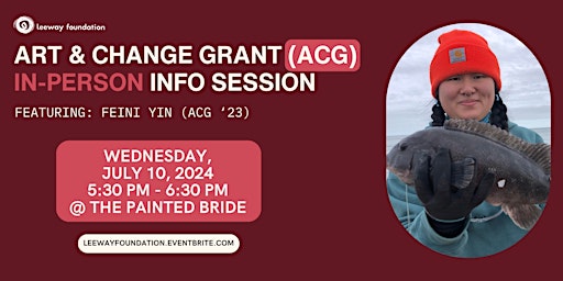 7/10 Art & Change Grant (ACG) Info Session (In-Person) primary image