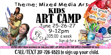 Summer Camp Week 4 June 25-26-27