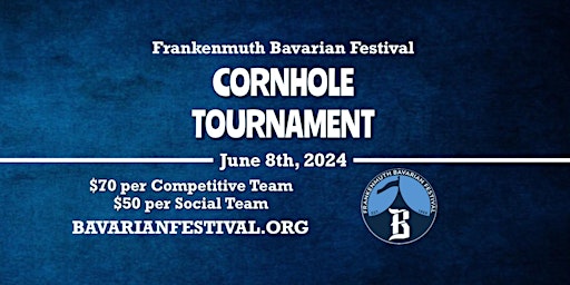 Imagem principal do evento 2024 Frankenmuth Bavarian Festival Cornhole Tournament