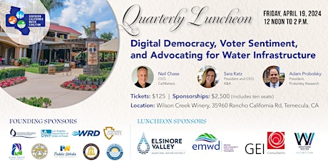 Southern California Water Coalition Quarterly Luncheon