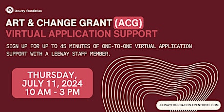 7/11 Art and Change (ACG) Application Support (Virtual)