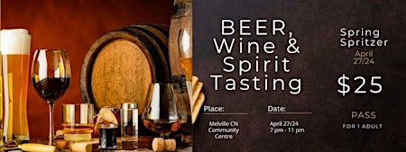 Imagem principal do evento Melville's 2nd Annual Spring Spritzer - Beer, Wine and Spirit Tasting
