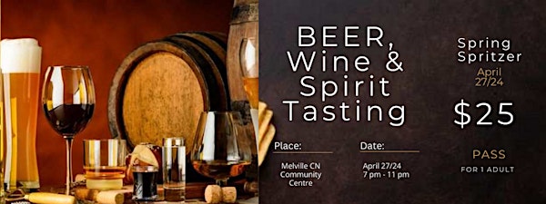 Melville's 2nd Annual Spring Spritzer - Beer, Wine and Spirit Tasting