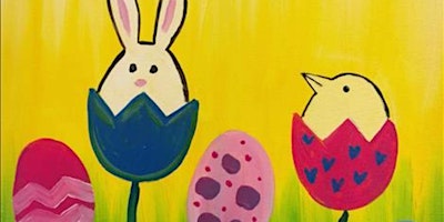 Primaire afbeelding van Bright Easter - Family Fun - Paint and Sip by Classpop!™