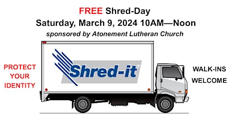 Shred Day at Atonement Lutheran Church primary image