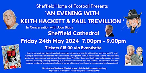 Immagine principale di 'An Evening with Keith Hackett & Paul Trevillion' with Alan Biggs 