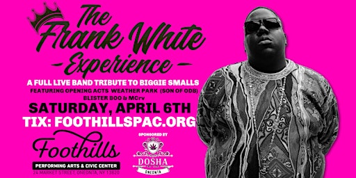 Imagen principal de The Frank White Experience - A Live Tribute to The Notorious B.I.G.
