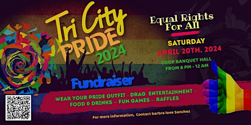 Primaire afbeelding van Tri-City Pride 2024 Fundraiser