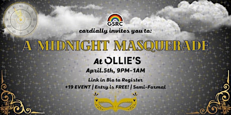 GSRC Queer Prom: Midnight Masquerade