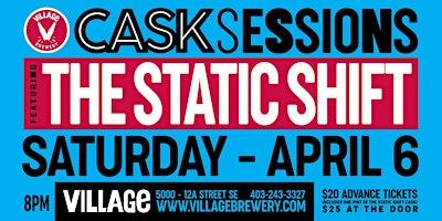 Village Brewery Presents: Cask Sessions featuring The Static Shift primary image