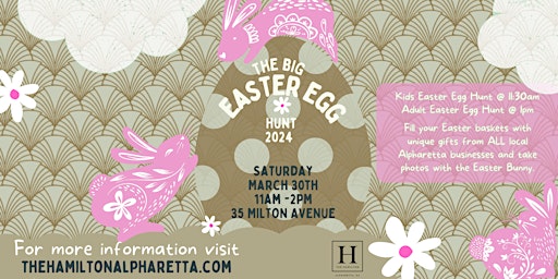 Primaire afbeelding van The Big Easter Egg Hunt at Hamilton Alpharetta