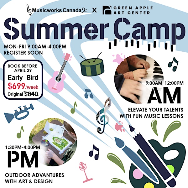Music & Art Summer Camp | (GR. 4-9)