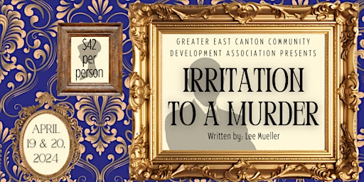 Imagen principal de Irritation to a Murder, Murder Mystery Dinner Theater - Saturday