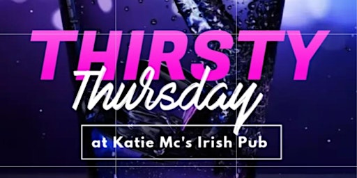 Imagem principal de Thirsty Thursdays Tea Party + Jameson Green Tea Shots @ Katie Mcs Irish Pub