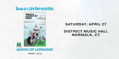 Beach Fossils with friends Nation of Language primary image