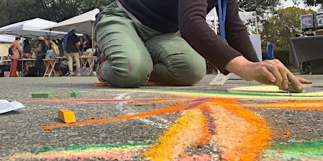 Community Wall Chalk Art - SHOUT!