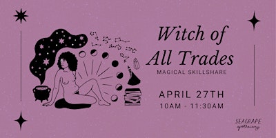 Imagem principal de Witch of All Trades - Magical Skillshare