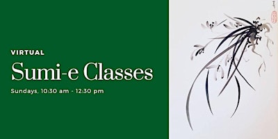 Imagen principal de Virtual April Sumi-e Classes (Sundays)