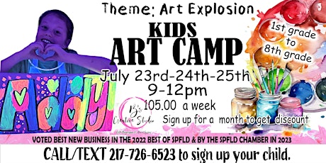 Summer Camp Week 8 July 23-24-25