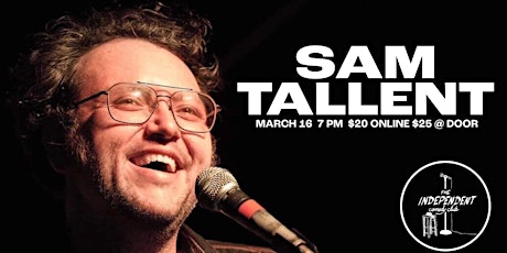 STANDUP | Sam Tallent LIVE at The Independent Comedy Club! primary image