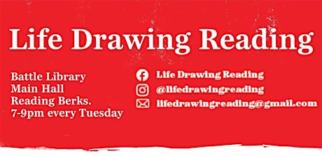 Come draw an amazing model  every Tuesday!