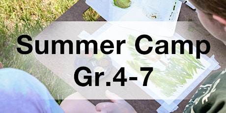 Art Summer Camp | (GR. 4-7)