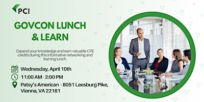 GovCon Lunch & Learn - DMV primary image