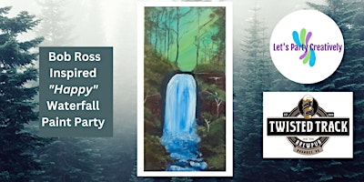 Imagem principal do evento Bob Ross Inspired "Waterfall" Paint Party