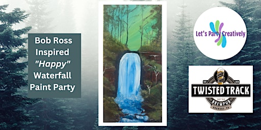 Imagem principal de Bob Ross Inspired "Waterfall" Paint Party