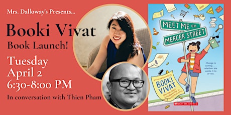 Booki Vivat In Store Launch For Her Graphic Novel MEET ME ON MERCER STREET