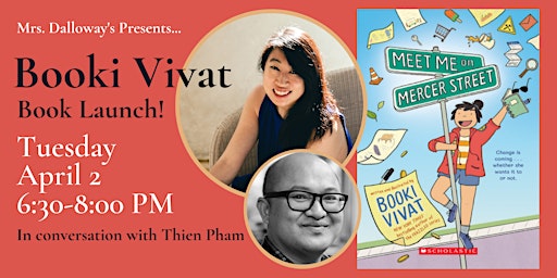 Image principale de Booki Vivat In Store Launch For Her Graphic Novel MEET ME ON MERCER STREET