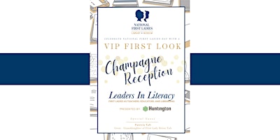 Hauptbild für National First Ladies Day "First Look" Annual VIP Champagne Reception