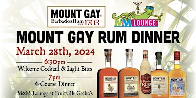 Primaire afbeelding van Mount Gay Rum Dinner
