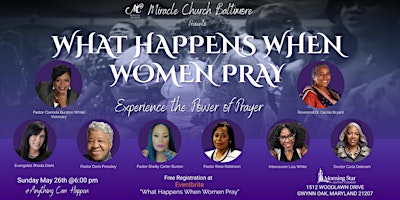 Primaire afbeelding van What Happens When Women Pray 2024 - A Night Of Intercession