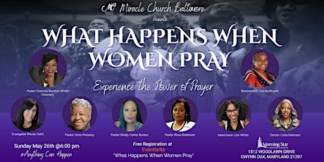 What Happens When Women Pray 2024 - A Night Of Intercession